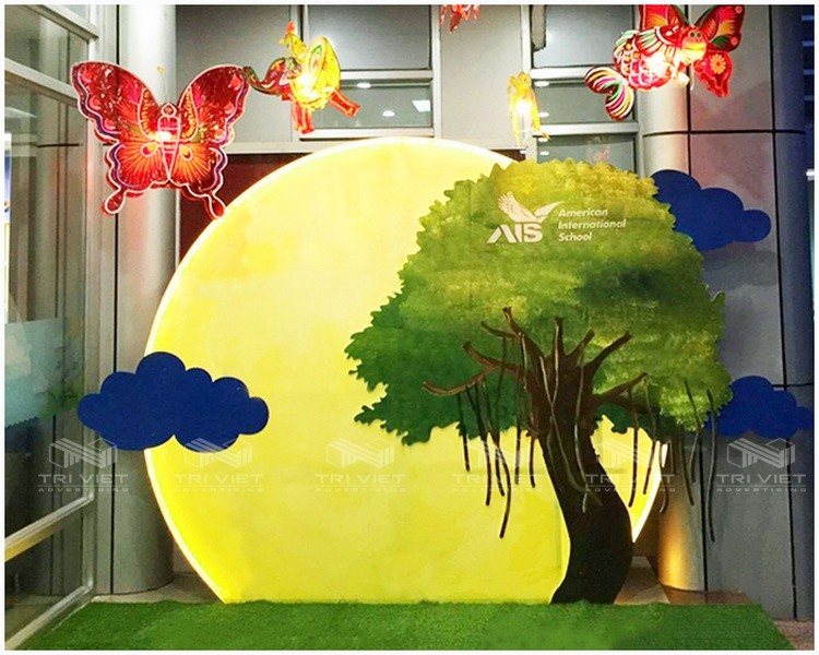trang trí gian hàng hội chợ