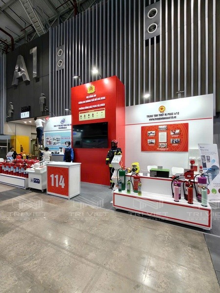 lam booth hoi cho tri viet