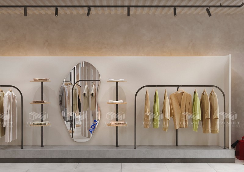 thiết kế thi công shop mẫu mới