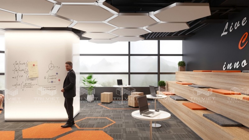 thiết kế nội thất showroom sang trọng