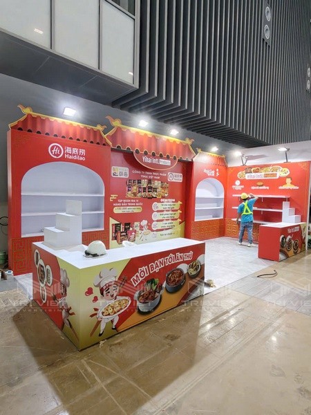 thi công gian hàng triển lãm đẹp