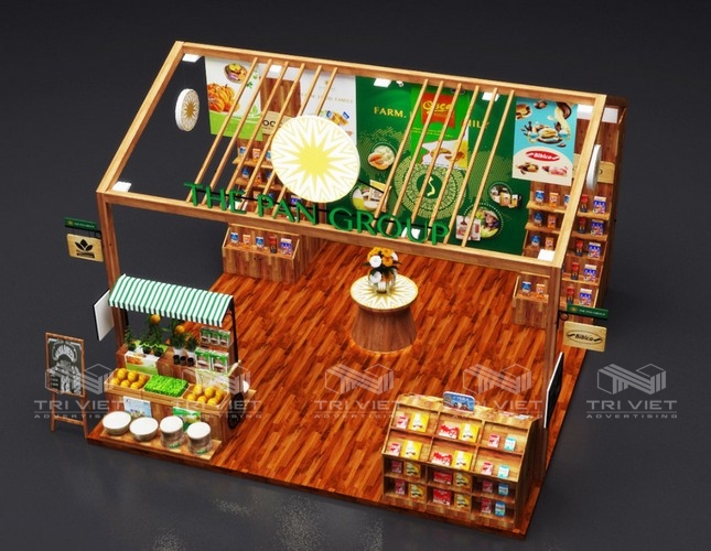gian hàng hội chợ đẹp giá rẻ mẫu mới