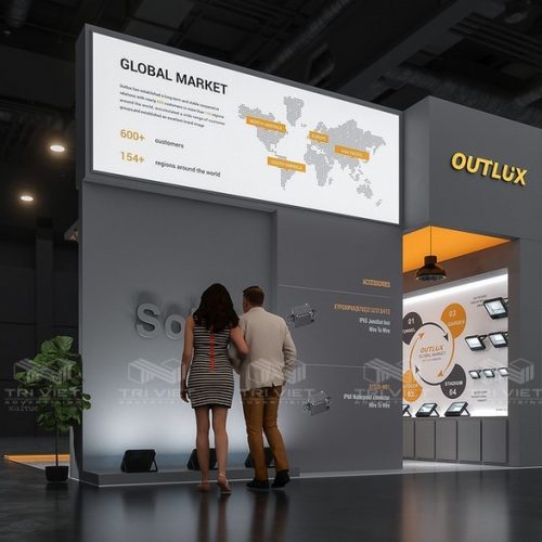 Làm Gian Hàng Triển Lãm Quận 6 Trọn Gói Giá Ưu Đãi Mẫu Đẹp