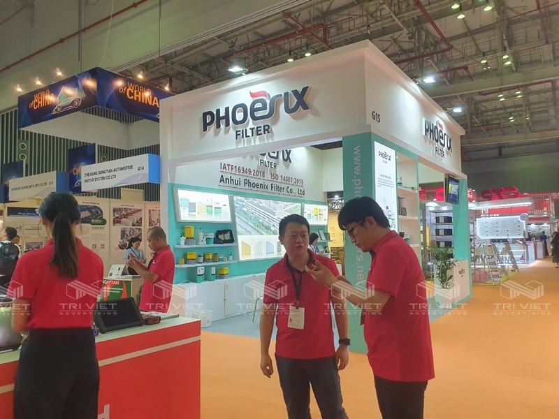 thiết kế gian hàng hội chợ giá rẻ