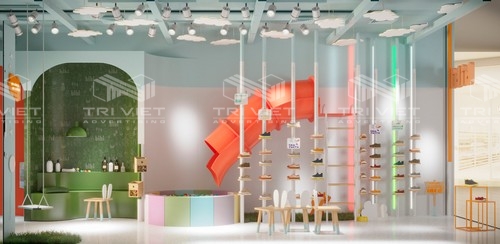 thi công nội thất shop hiện đại