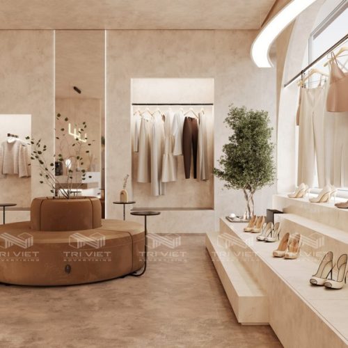 Thiết Kế Nội Thất Showroom Thời Trang Độc Đáo, Thu Hút