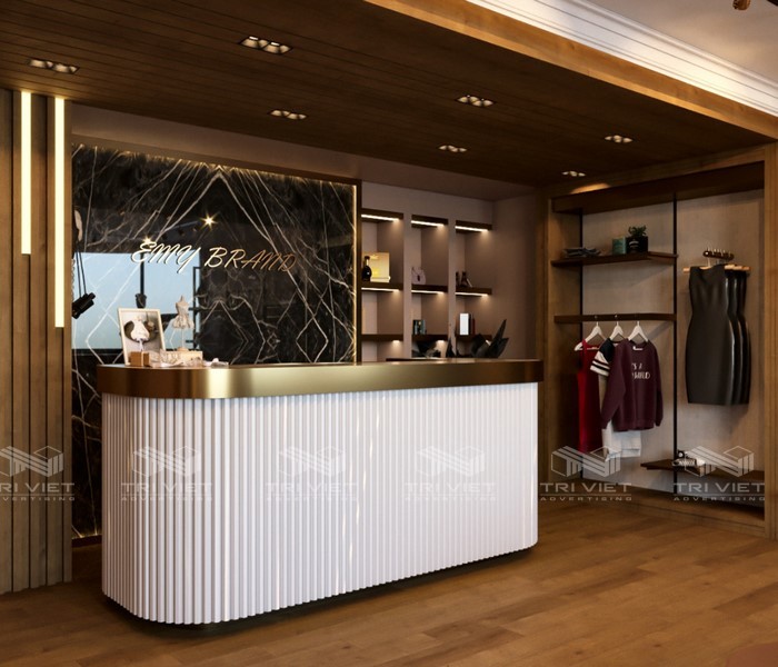 thi công nội thất shop bình thạnh