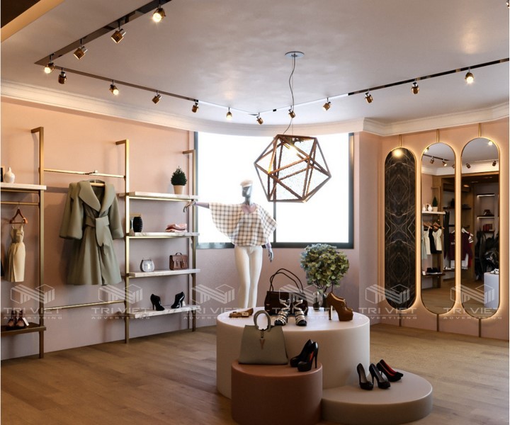 thi công nội thất shop bình dương