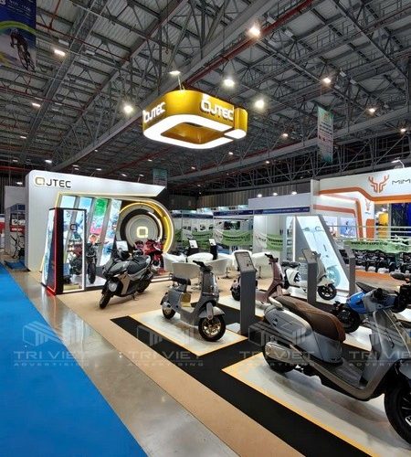 Thiết Kế Triển Lãm Xe Đạp Điện Sáng Tạo, Thi Công Trọn Gói