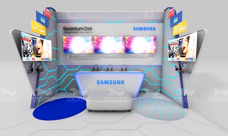 nơi làm gian hàng triển lãm kinh doanh