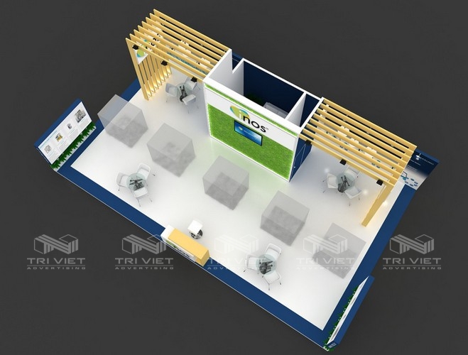 nơi làm gian hàng triển lãm hiện đại