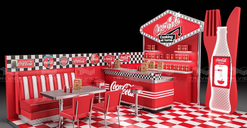 lắp ráp gian hàng hội chợ trọn gói