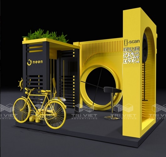 gian hàng triển lãm quốc tế hiện đại