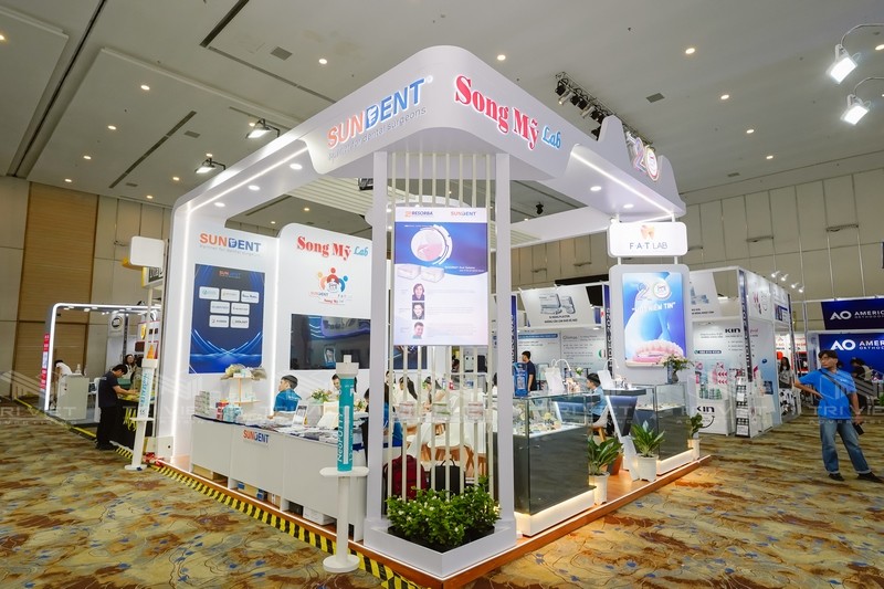 thiet ke gian hang trien lam dep