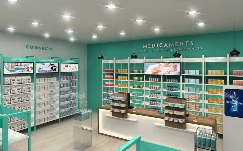 thiết kế và thi công shop đẹp