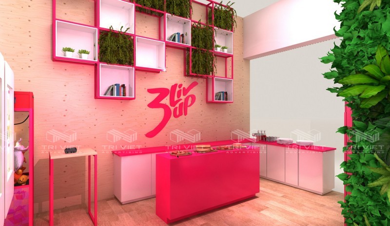 nơi thiết kế và thi công shop