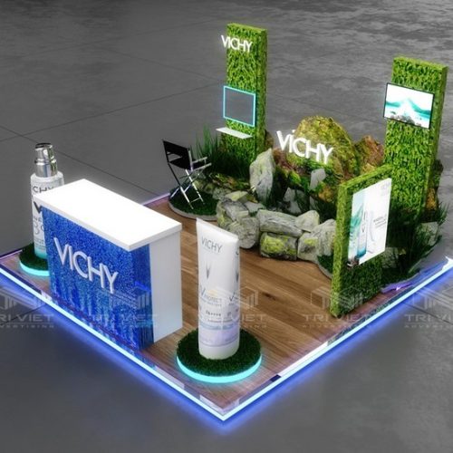 Trang Trí Gian Hàng Hội Chợ Mẫu Mới Ấn Tượng Thu Hút Khách