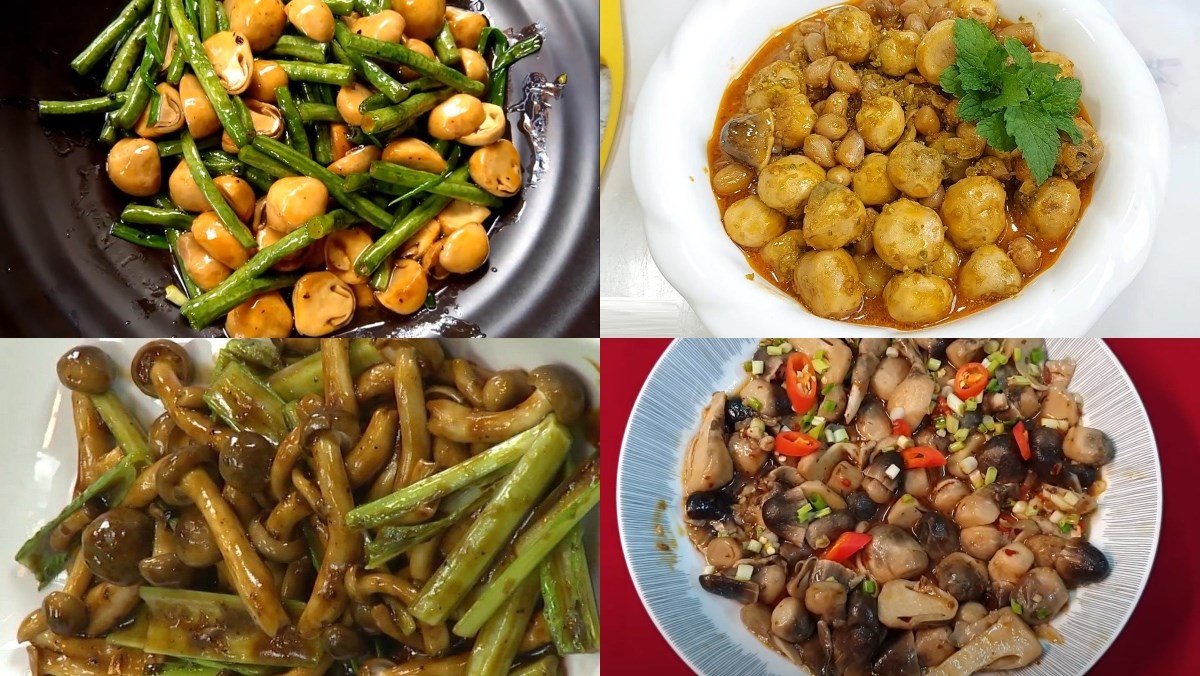 cac mon nam xao chay