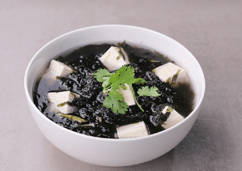 canh rong bien dau hu non