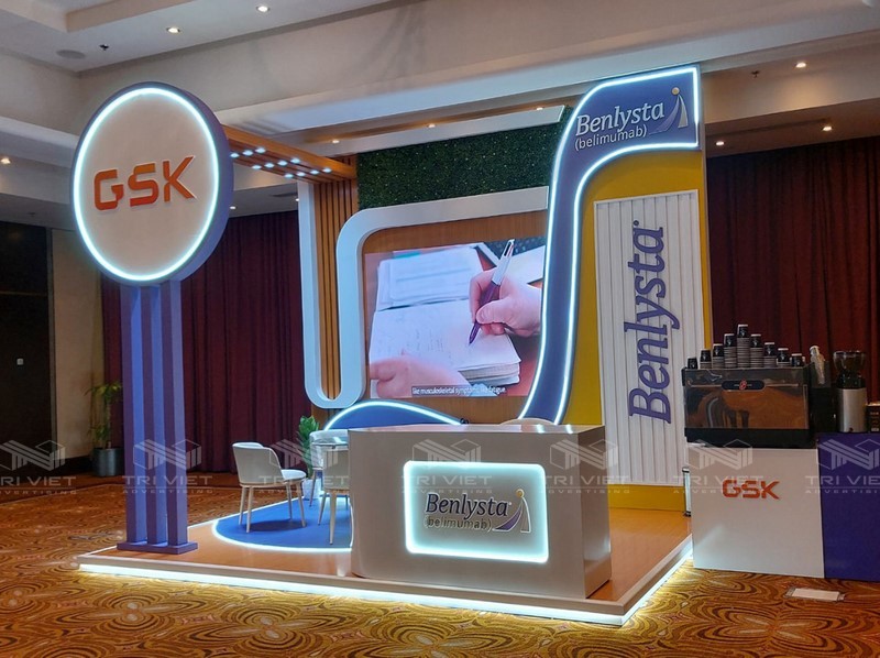 trang trí gian hàng hội chợ kinh doanh