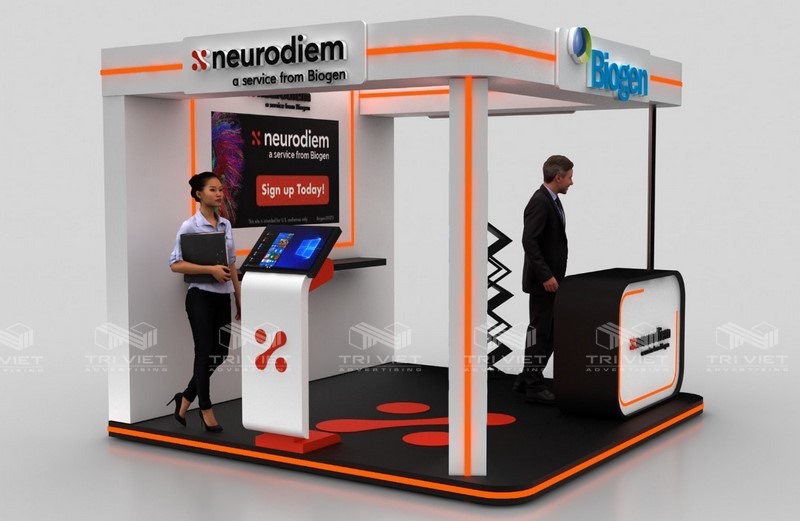 cung cấp gian hàng triển lãm đẹp