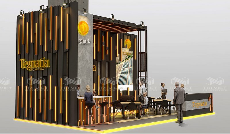 thiết kế gian hàng hội chợ giá rẻ