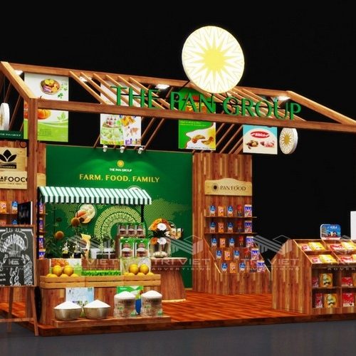 Trang Trí Gian Hàng Hội Chợ Ẩm Thực Độc Đáo, Ấn Tượng Giá Rẻ