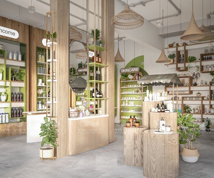 thi cong cua hang dep