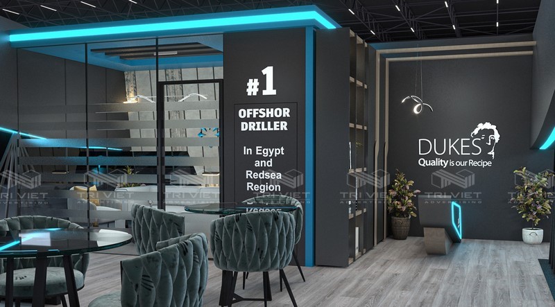 thiet ke noi that trang tri showroom