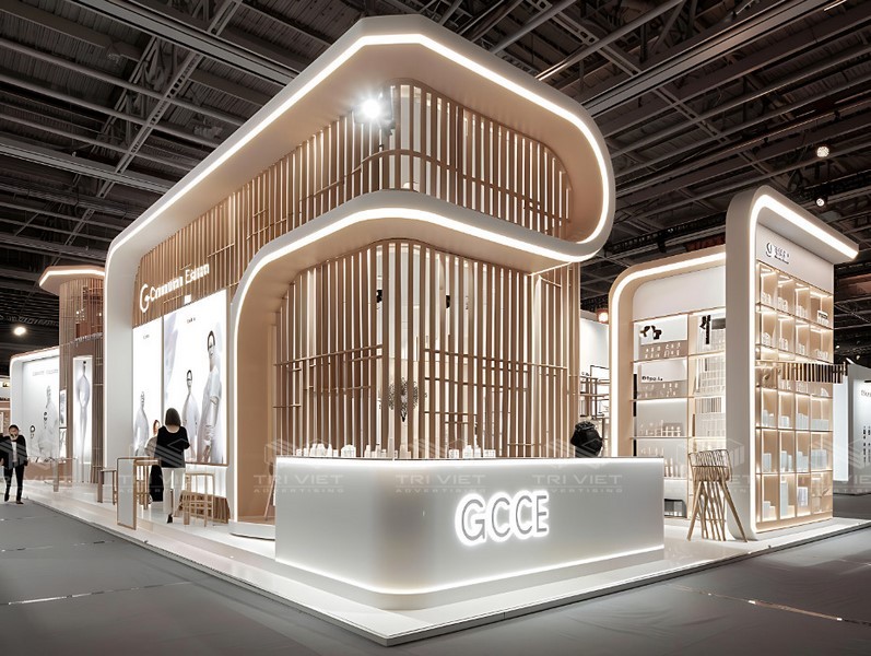 thiet ke showroom sang trong