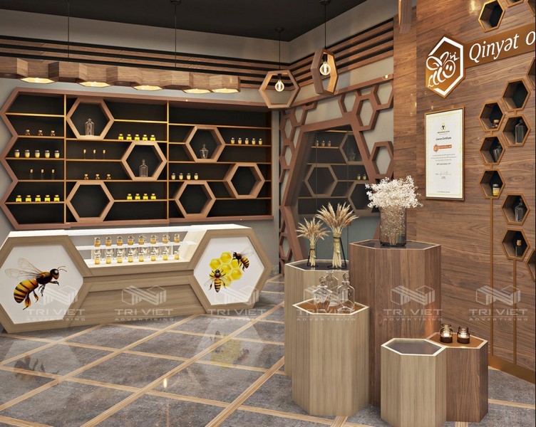 trang tri showroom dep chat