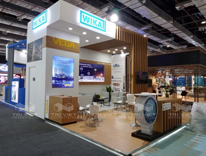 thiết kế gian hàng triển lãm đẹp