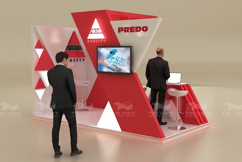 thiết kế gian hàng hội chợ triển lãm