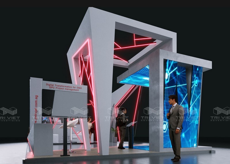 nơi làm gian hàng triển lãm giá rẻ