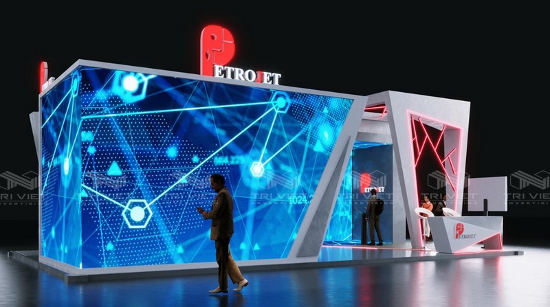 nơi làm gian hàng triển lãm hiện đại