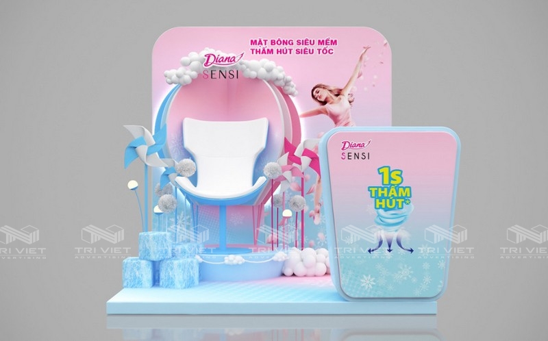 gian hàng hội chợ lắp đặt nhanh