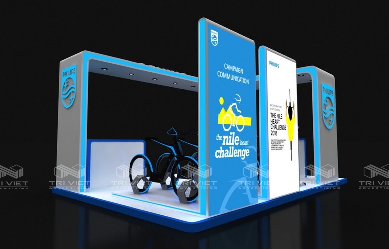 chi phí thiết kế gian hàng hội chợ