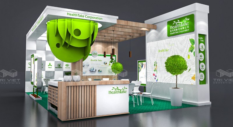 thi công gian hàng hội chợ