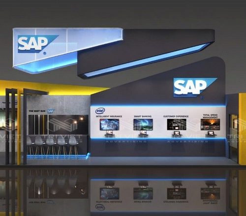 Dàn Dựng Gian Hàng Triển Lãm Phường Tây Thạnh Mẫu Hiện Đại