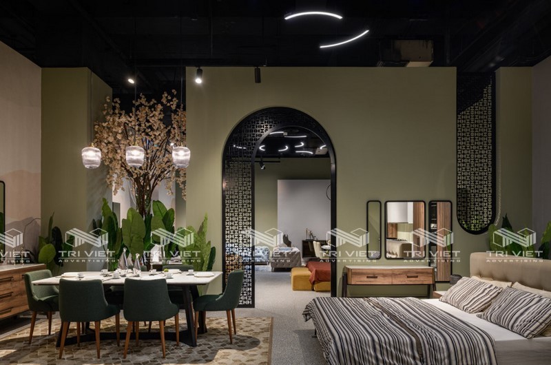 thi cong noi that showroom doc dao