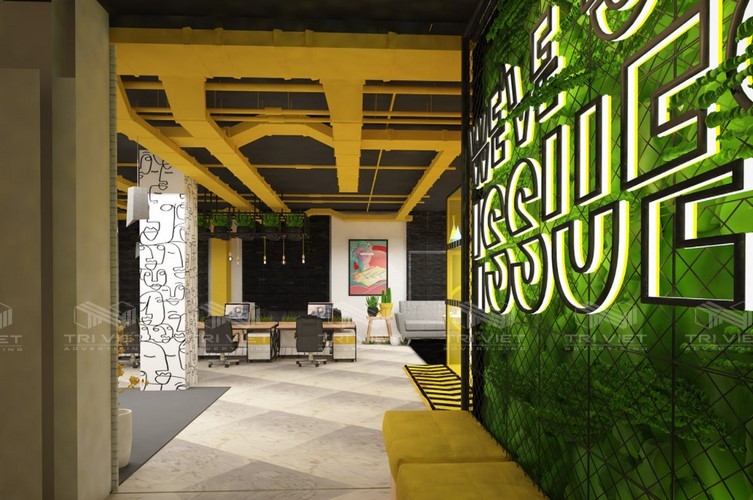 thiet ke noi that van phong dep