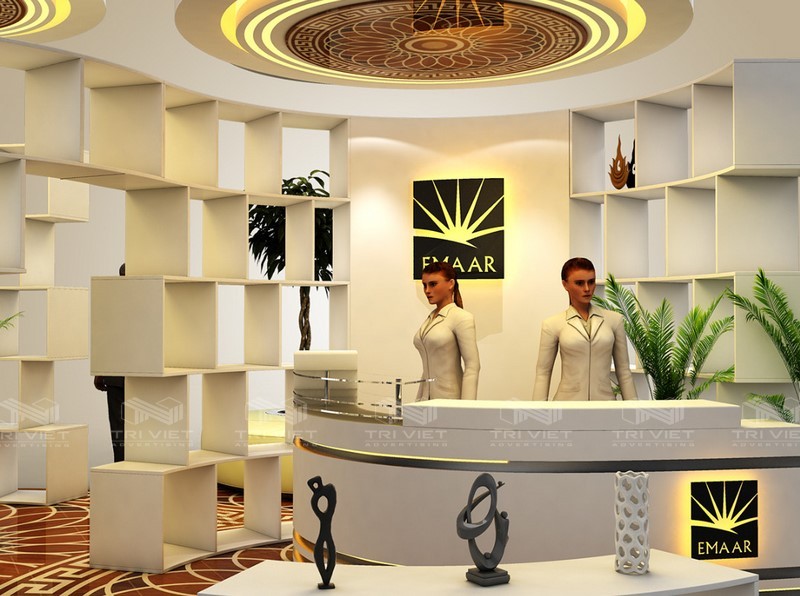 thiet ke thi cong showroom quang cao