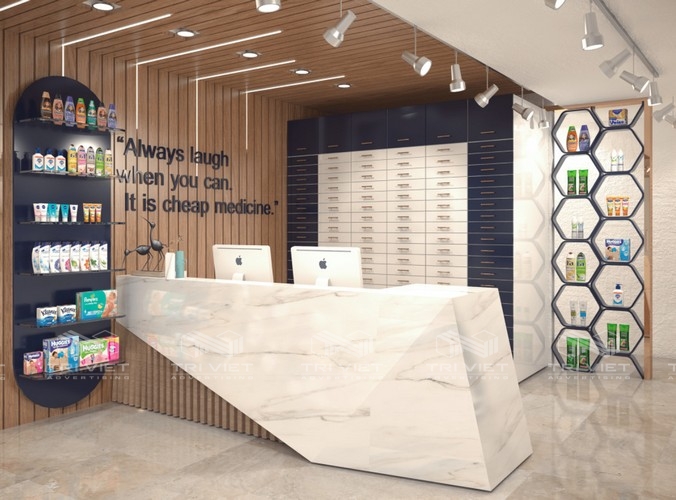 thiết kế và thi công shop giá rẻ