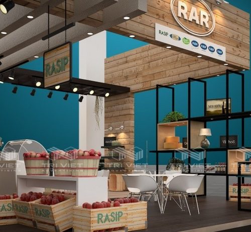 Gian Hàng Trình Bày Sản Phẩm Tại Triển Lãm Ấn Tượng Thu Hút