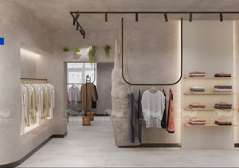 thiết kế showroom cửa hàng phong thủy