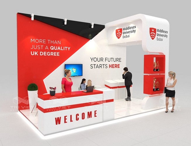 gian hàng trưng bày sản phẩm