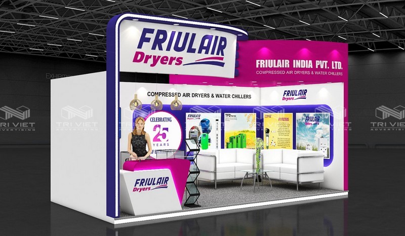 nơi nào dựng gian hàng triển lãm