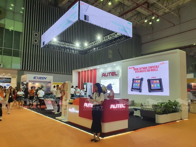 dựng gian hàng triển lãm gần đây