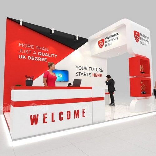 Thi Công Gian Hàng Hội Chợ Giáo Dục Chuyên Nghiệp Thu Hút