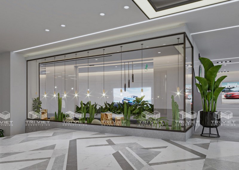công ty thiết kế showroom hiện đại